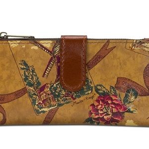 NWTS! Patricia Nash Leather Nazari Wallet My European Trip